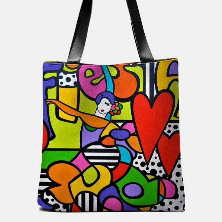 Double-sided color printing women's bag Aosig