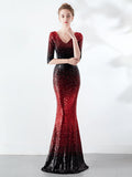 Elegant long evening dress Aosig