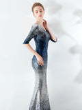 Elegant long evening dress Aosig