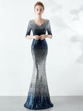 Elegant long evening dress Aosig