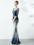 Elegant long evening dress Aosig