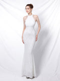 Elegant long fishtail evening dress Aosig