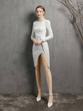 Elegant short evening dress Aosig