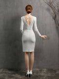 Elegant short evening dress Aosig