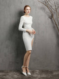 Elegant short evening dress Aosig