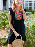 Fringed-breasted High-waisted Skirt Aosig