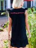 Fringed-breasted High-waisted Skirt Aosig