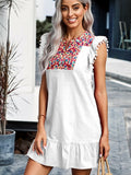 Fringed-breasted High-waisted Skirt Aosig