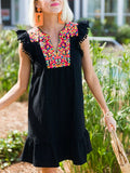 Fringed-breasted High-waisted Skirt Aosig