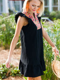 Fringed-breasted High-waisted Skirt Aosig