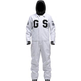 White Winter Young 15K Waterproof One Piece Snowboard Suits