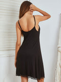 Halter Lace Nightdress Aosig