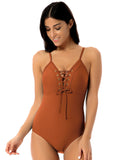 Halter Triangle One-piece Swimsuit Aosig