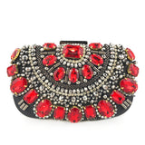 Hand Holding Bead Embroidery Heavy Diamond-Studded Clutch Bag Bag2109 Aosig