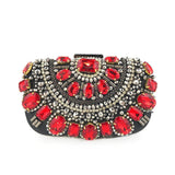 Hand Holding Bead Embroidery Heavy Diamond-Studded Clutch Bag Bag2109 Aosig