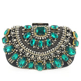 Hand Holding Bead Embroidery Heavy Diamond-Studded Clutch Bag Bag2109 Aosig