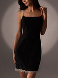 Hot Girl Little Black Dress Aosig