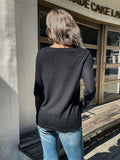 Lace Crew Neck Knit Aosig