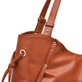 Large-capacity single-shoulder soft leather handbags Aosig