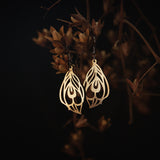 Leaf Shape Earrings Aosig