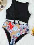 Low-waisted Slimming Bikini Swimsuit Aosig