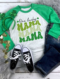 MAMA Lucky Print T-shirt Aosig