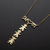 MOM Family Design Customized Necklace Aosig