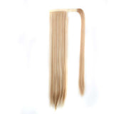 Magic tape  ponytail extension piece Long straight  hair wig Aosig