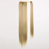 Magic tape  ponytail extension piece Long straight  hair wig Aosig