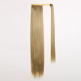 Magic tape  ponytail extension piece Long straight  hair wig Aosig