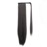 Magic tape  ponytail extension piece Long straight  hair wig Aosig