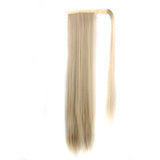 Magic tape  ponytail extension piece Long straight  hair wig Aosig