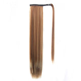 Magic tape  ponytail extension piece Long straight  hair wig Aosig