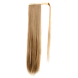 Magic tape  ponytail extension piece Long straight  hair wig Aosig