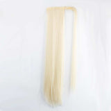 Magic tape  ponytail extension piece Long straight  hair wig Aosig