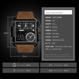 Men Watches Minimalist Waterproof with Quartz Movement Aosig