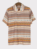 Men's Short Sleeve Shirt Aosig