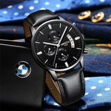 Mens Watches Minimalist Waterproof Fashion Dressy Wrist Watch for Men Business Aosig