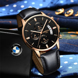 Mens Watches Minimalist Waterproof Fashion Dressy Wrist Watch for Men Business Aosig