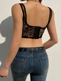 Mesh See-through Camisole Aosig