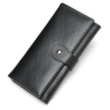 Multifunctional leather ladies wallet simple style wallet Aosig