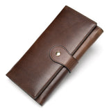 Multifunctional leather ladies wallet simple style wallet Aosig