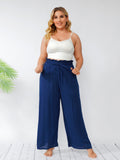 PLus Home Bottoms Foreign Trade Drawstring Casual Summer Wide Pants Aosig