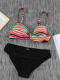 Print Fashion Bikini Swimsuit Aosig