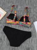 Print Fashion Bikini Swimsuit Aosig