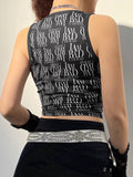 Printed Vintage Style Vest Aosig