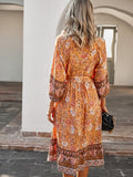 Printed long  Dress Aosig