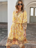 Printed long  Dress Aosig