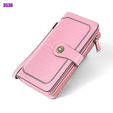 RFID anti-theft brushed leather mini wallet