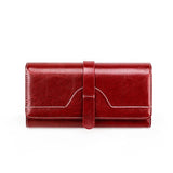 RFID ladies leather wallet Aosig